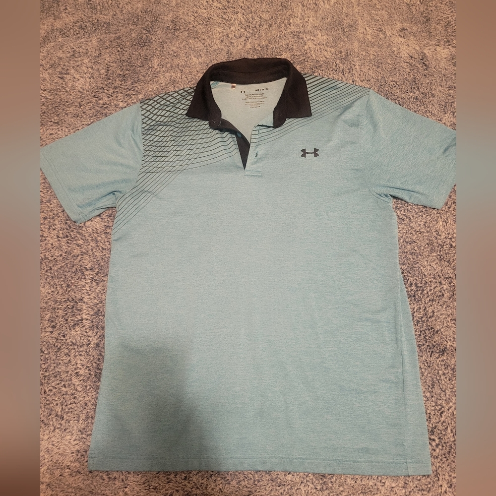 Under Armour The Playoff Polo Shirt Sleeve Mens Medium